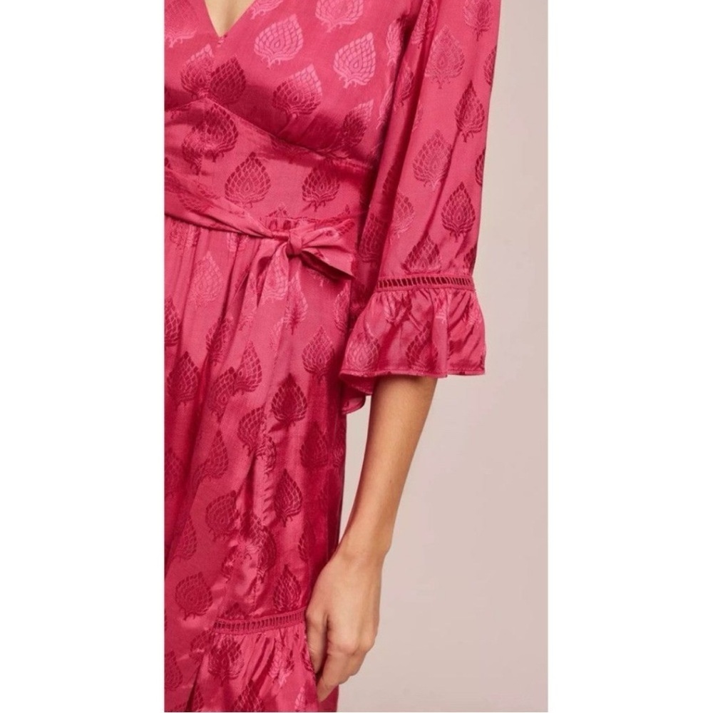 Maeve x Anthropologie Christine Belted Mini Dress Size 0 - Picture 3 of 11